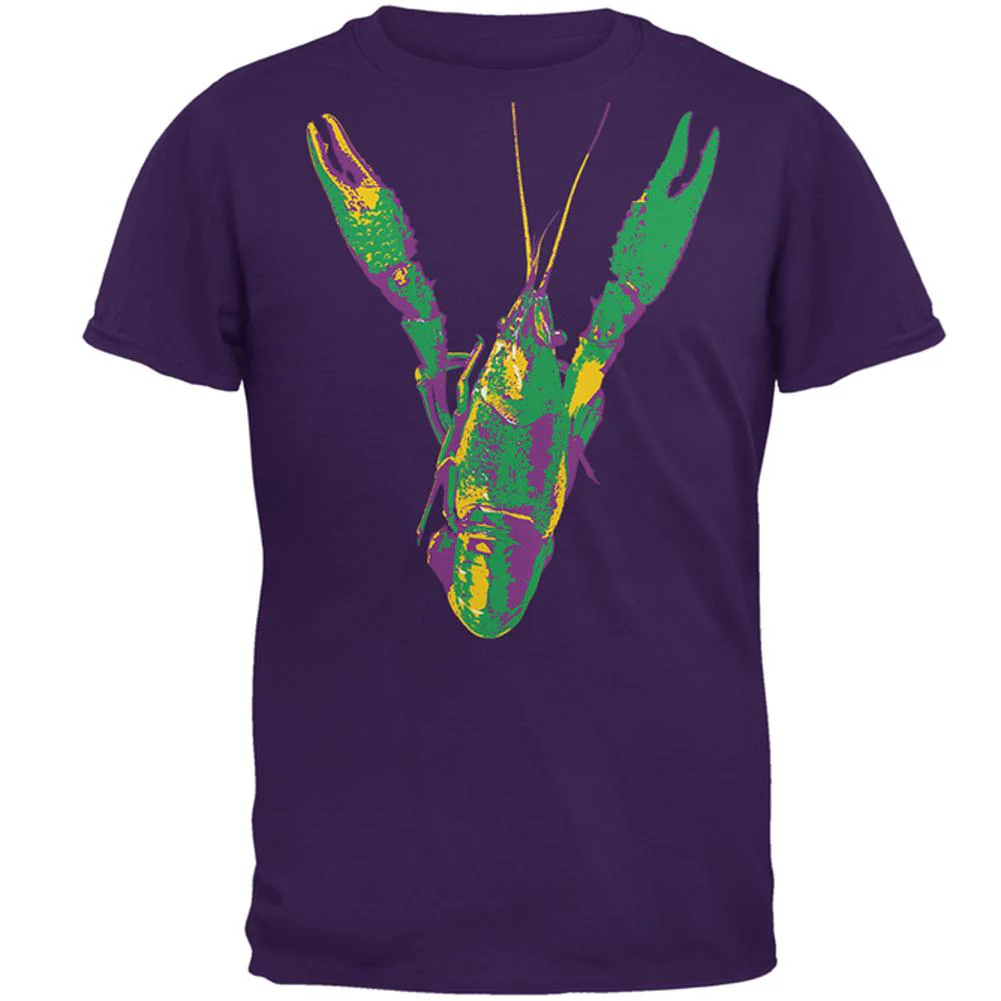 Mardi Gras Crawfish Mens T Shirt - Image 6
