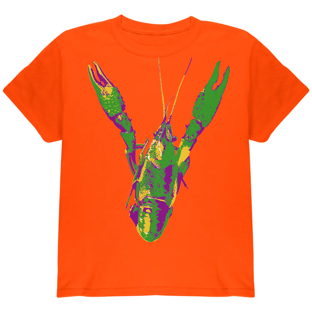 Mardi Gras Crawfish Youth T Shirt - Image 7
